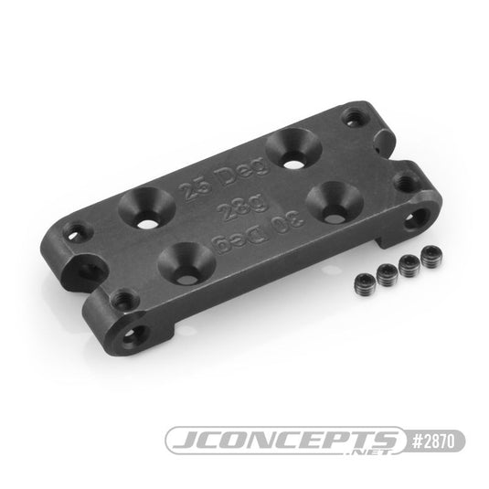 JConcepts B6.3 | T6.2 | SC6.2 Steel front bulkhead, 28g (Fits - B6, T6 and SC6 generation)