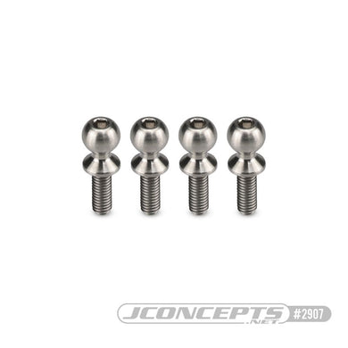 JConcepts Titanium ball-stud 5.5 x 8mm - Regulator steering linkage, 4pc (Fits - B6, T6, SC6, DR10)