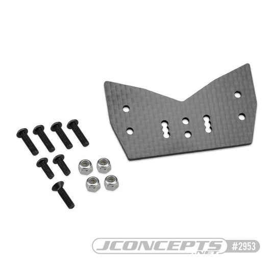 JConcepts F2 Truggy Body Mount Adaptor, Carbon Fiber (8ight-XT)