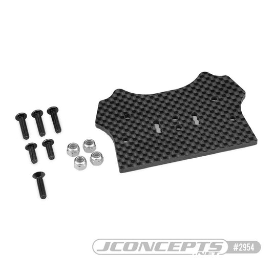 JConcepts F2 Truggy Body Mount Adaptor Carbon Fiber - HB D8T Evo 3