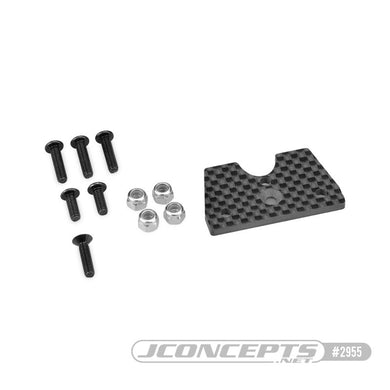 JConcepts F2 Truggy Body Mount Adaptor Carbon Fiber - Tekno NT48 2.0