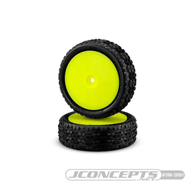 JConcepts Swagger 4wd Front Pink Compound Premounted 3353Y Wheels Fits 1/10th Front 4wd Vehicles