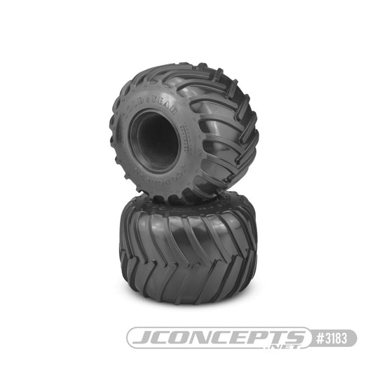 JConcepts Golden Years - Monster Truck tire - blue compound (Fits - #3377 2.6 x 3.6