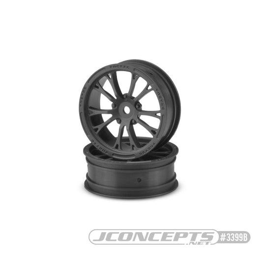 JConcepts Tactic - Slash | Bandit, Street Eliminator 2.2" 12mm hex front wheel - (black)