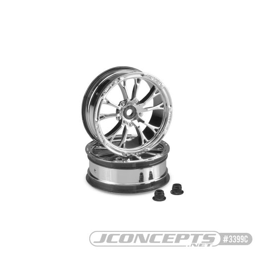 JConcepts Tactic - Slash | Bandit, Street Eliminator 2.2" 12mm hex front wheel - (chrome)