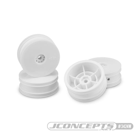 JConcepts Mono - Losi Mini-B Front Wheel - (White) - 4 pc (Fits Losi Mini-B Front)