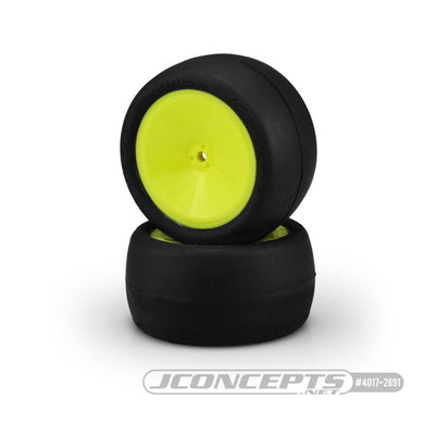 Jconcepts Smoothie 2 - Silver Compound - Pre-Mounted on 3348Y wheels