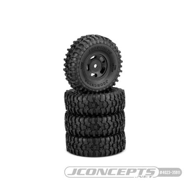 Tusk - gold compound - pre-mounted, black #3431B Glide 5 wheel (Fits ÃƒÂ¢Ã¢â€šÂ¬Ã¢â‚¬Å“ Axial SCX24)