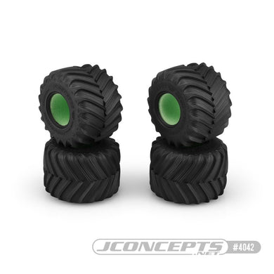 JConcepts Renegades - Blue Compound, 1/24th Mini Monster Truck Tire, 4 pc. (Fits ÃƒÂ¢Ã¢â€šÂ¬Ã¢â‚¬Å“ JCO3442 Wheel)