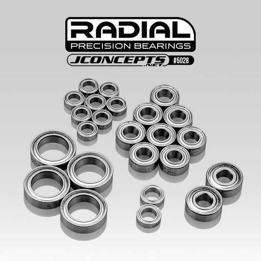 JConcepts Radial NMB Bearing Set Fits - B6.4, B6.4D, T6.4 & SC6.4