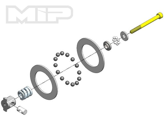 MIP Super Diff, Carbide Rebuild Kit, TLR 22 Series