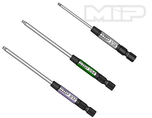 MIP Speed Tip Hex Driver Wrench Set, SAE, Standard (3)