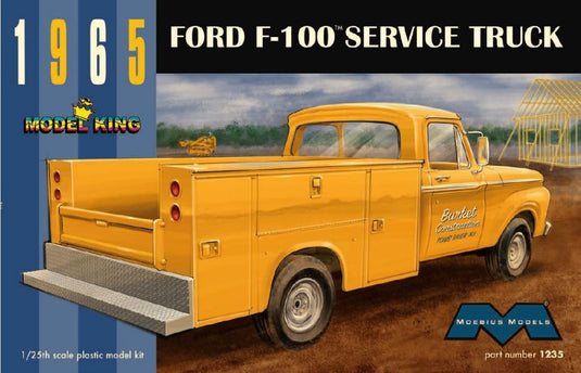 Moebius By Model King 1965 Ford F-100 Service Truck 1/25 Model Kit