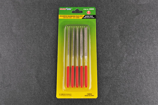 Master Tools Assorted diamond files set (Grit size:150) - 3x140mm
