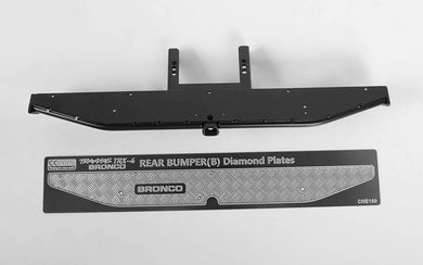 RC4WD KS Rear Bumper for Traxxas TRX-4 79 Bronco Ranger XLT (Black)