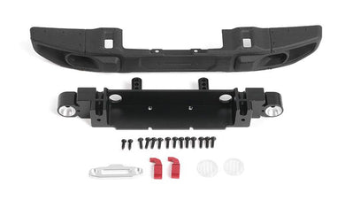 RC4WD OEM Wide Front Winch Bumper for Axial 1/10 SCX10 III Jeep JLU Wrangler