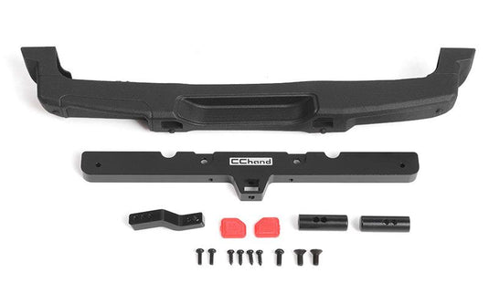 RC4WD OEM Rear Bumper w/ Tow Hook for Axial 1/10 SCX10 III Jeep JLU Wrangler