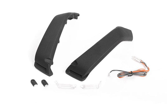 RC4WD Fender Flare Set W/ Lights + LED Lighting System for Axial 1/10 SCX 10 III Jeep JLU Wrangler