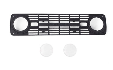 RC4WD Front Grille and Lenses for Axial SCX10 III Early Ford Bronco (Black)