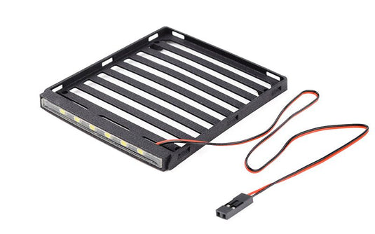 RC4WD Flat Roof Rack With LED Light Bar for Axial SCX24 JT Gladiator