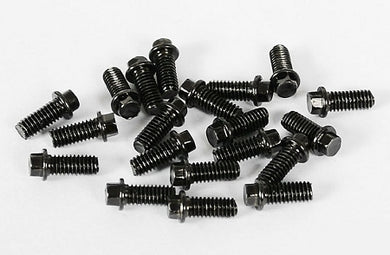 RC4WD Miniature Scale Hex Bolts (M2.5 x 6mm) (Black) (20)