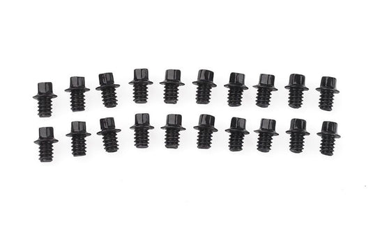 RC4WD Miniature Scale Hex Bolts (M1.6 x 2mm) (Black) (20)