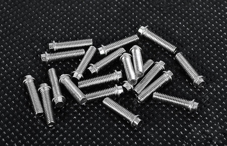 RC4WD Miniature Scale Hex Bolts (M3x12mm) (Silver)