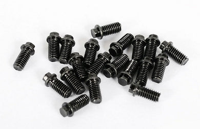 RC4WD Miniature Scale Hex Bolts (M3x6mm) (Black)