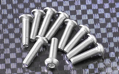 RC4WD Button Head Cap Screws M3 x 12mm (10)