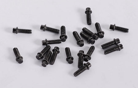 RC4WD Miniature Scale Hex Bolts (M2 x 6mm) (Black)