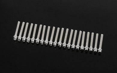 RC4WD Miniature Scale Hex Bolts (M2 x 12mm) (Silver)