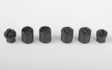 RC4WD 1/18 Scale Warn Front and Rear Hubs