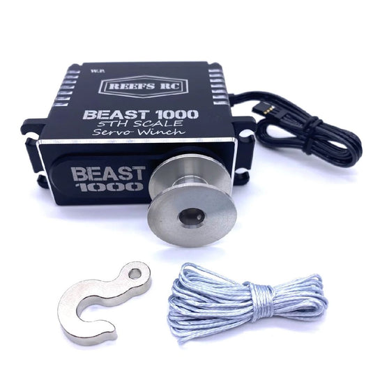 Reefs BEAST 1000 1/5th Scale Servo Winch Submarine Waterproof - 1080oz 0.08sec@8.4V