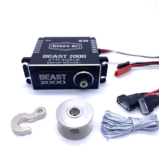 Reefs BEAST 2000 1/5th Scale Servo Winch Submarine Waterproof - 2000oz 0.08sec@16V