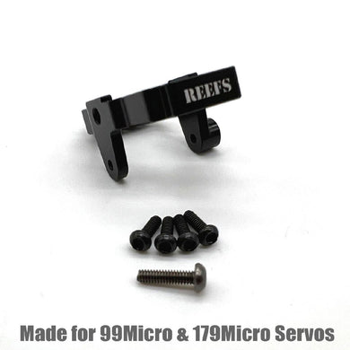 Reefs TRX-M Servo Mount - Made to fit Reefs 99 Micro and 179 Micro Servo, 7075 Aluminum, Hardware included.