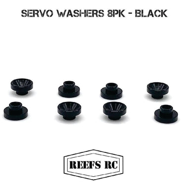 Reefs Servo Washers 3.7mm (8) - Black