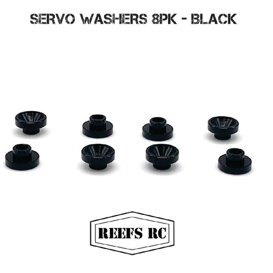 Reefs Servo Washers 3.7mm (8) - Black