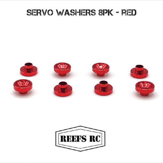 Reefs Servo Washers 3.7mm (8) - Red