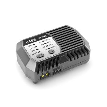 SkyRC e455 Battery Charger, AC Only, 4A, 50W, Embedded XT60 Connector (NO BULLETS)