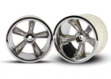 Traxxas 12mm Hex Pro-Star Rear Wheels (2) (Chrome)