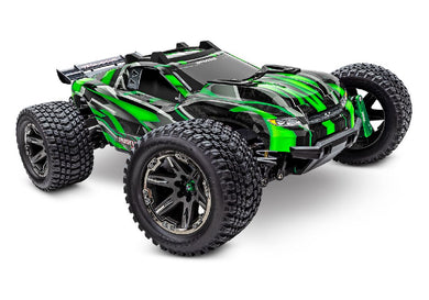 Rustler 4X4 Ultimate: 1/10-scale 4WD Stadium Truck.  Ready-To-RaceÂ® with TQiâ„¢ 2.4GHz radio system with Traxxas Stability Management (TSM)Â®, Traxxas Link Wireless module, and VelineonÂ® Brushless Power System. Requires: battery and charger - Green