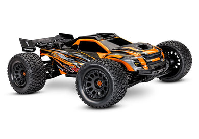 Traxxas XRT: Brushless Electric Race Truck with TQi Traxxas Link Enabled 2.4GHz Radio System, Velineon VXL-8s brushless ESC (fwd/rev), and Traxxas Stability Management (TSM) - Orange
