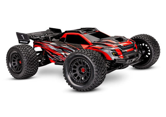 Traxxas XRT: Brushless Electric Race Truck with TQi Traxxas Link Enabled 2.4GHz Radio System, Velineon VXL-8s brushless ESC (fwd/rev), and Traxxas Stability Management (TSM) - Red