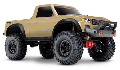 Traxxas TRX-4 Sport 1/10 Scale 4X4 Trail Truck - Tan, Fully-Assembled, Waterproof Electronics, Ready-To-Drive, with TQ 2.4GHz 2-Channel Radio System, XL-5 HV Speed Control, and Painted Body (Requires battery and charger)