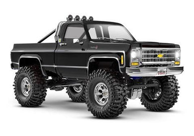 Traxxas TRX-4M High Trail Edition Crawler with Chevrolet K10 Pickup Body (Black): 1/18-Scale 4X4 Electric Trail Truck. Ready-To-Drive with TQ 2.4GHz 2-Channel Transmitter and ECM-2.5 Waterproof Electronics. Available December 1 2023