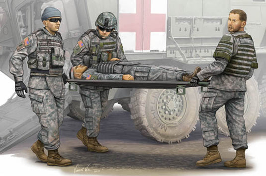 Trumpeter 1/35 Modern U.S. Army - Stretcher Ambulance Team