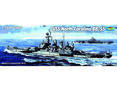 Trumpeter 1/700 USS North Carolina BB-55