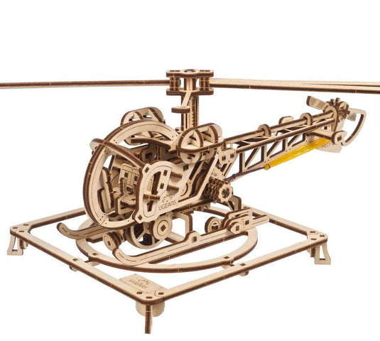 UGears Mini Helicopter - 167 Pieces (Easy)