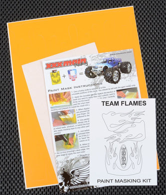 XXX Main Racing Team Flames Paint Mask