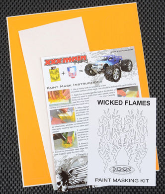 XXX Main Racing Wicked Flames Paint Mask